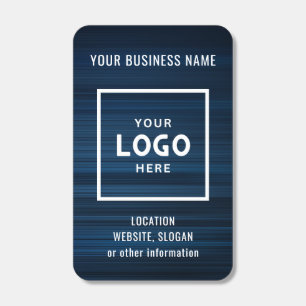 Dark Blue Custom Business Logo Branded Matchboxes