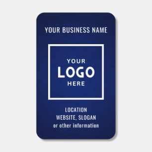 Dark Blue Custom Business Logo Branded Matchboxes
