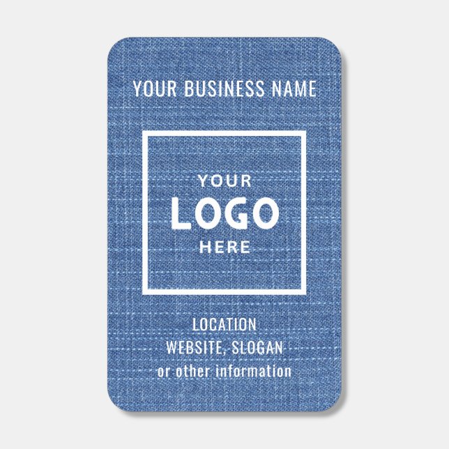 Dark Blue Custom Business Logo Branded Matchboxes (Front)