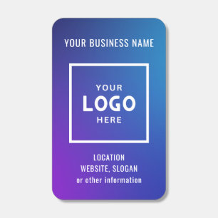 Dark Blue Custom Business Logo Branded Matchboxes