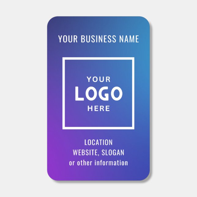 Dark Blue Custom Business Logo Branded Matchboxes (Front)