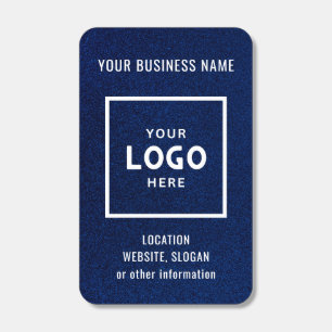 Dark Blue Custom Business Logo Branded Matchboxes