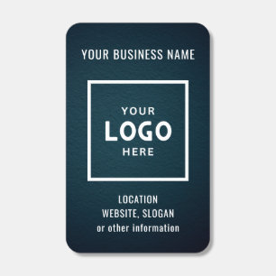 Dark Blue Custom Business Logo Branded Matchboxes
