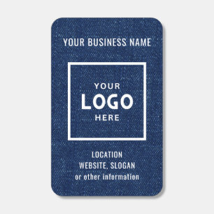 Dark Blue Custom Business Logo Branded Matchboxes