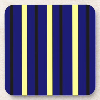 Dark Blue Derby Stripe Coaster