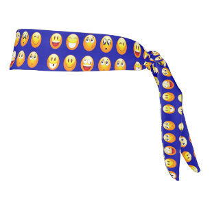 dark blue emojis headband