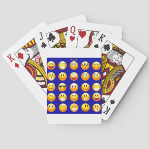 dark blue emojis poker cards