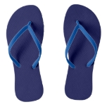Dark Blue Flip Flops