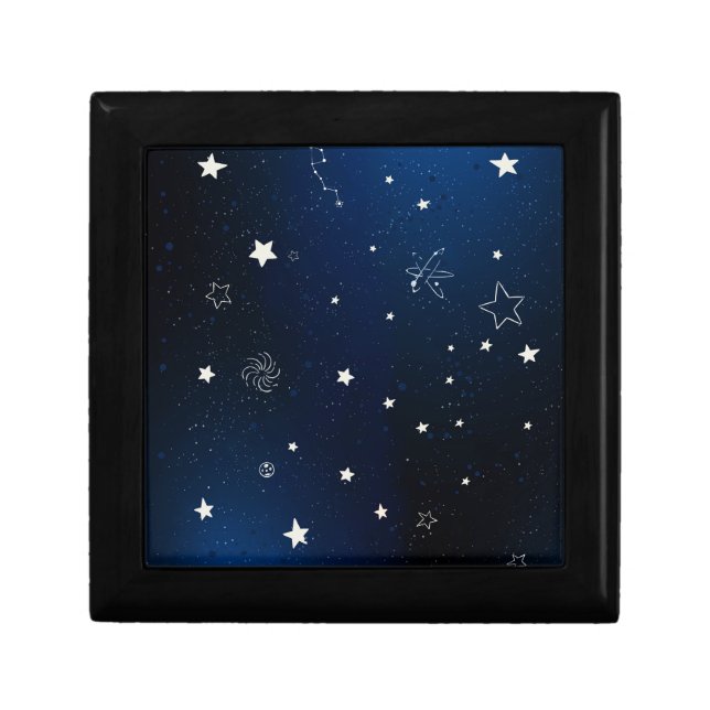 Dark Blue Galaxy Gift Box (Front)