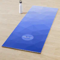 Beautiful Blue Mandala Pattern Yoga Mat