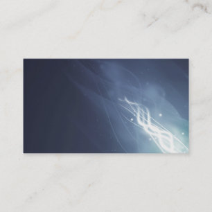 Dark Blue Glow Effect Business Card