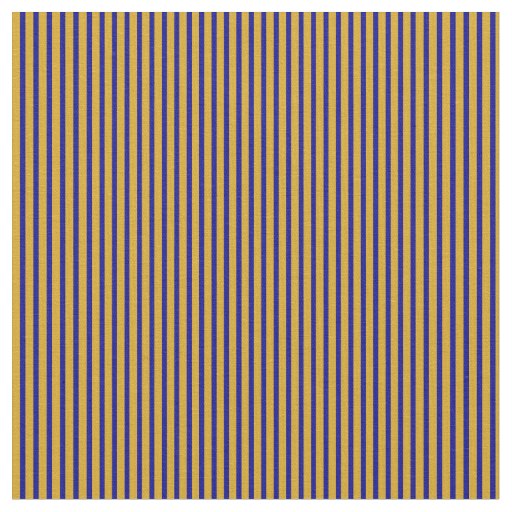 Dark Blue & Goldenrod Colored Pattern Fabric