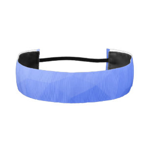 Dark blue gradient geometric mesh pattern athletic headband