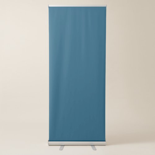 Dark blue_green color Best Vertical  Retractable Banner