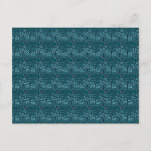 Dark Blue Green Dragon Scales Postcard