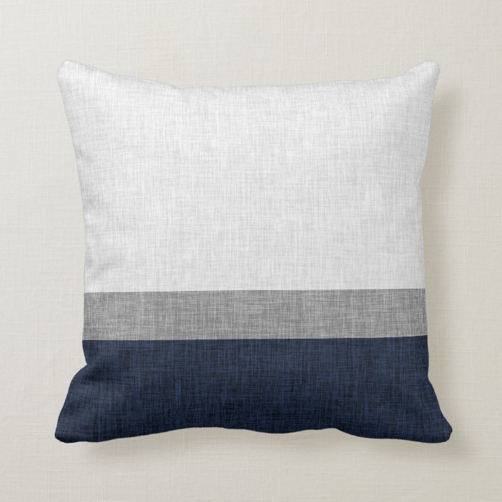 blue grey throw pillows