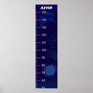 Dark Blue Growth Chart