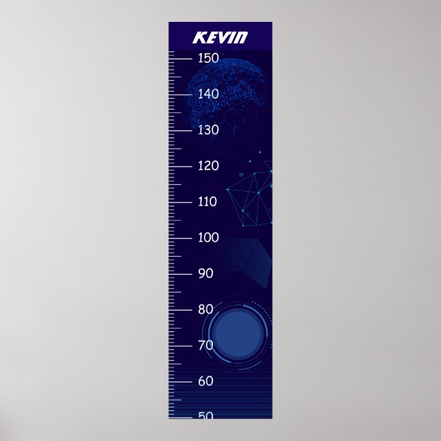 Dark Blue Growth Chart (Front)
