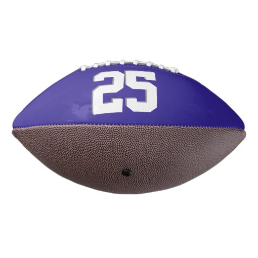 Dark Blue Helmet White Blue•Custom Football | Zazzle