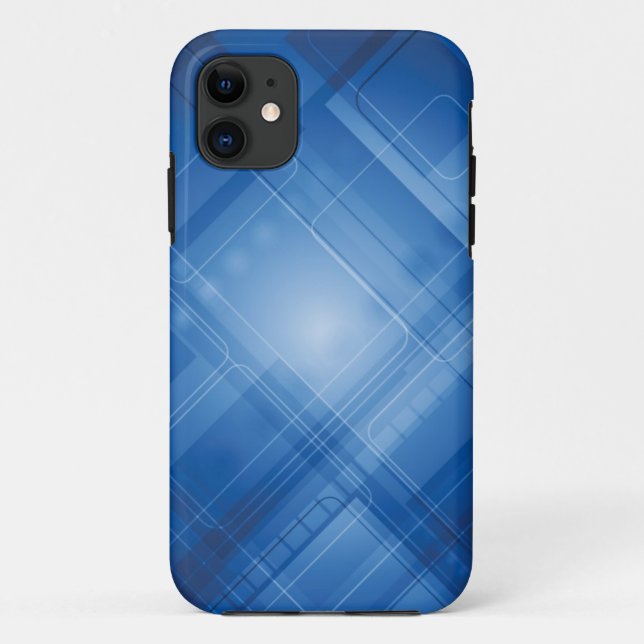 Dark blue hi-tech background Case-Mate iPhone case (Back)