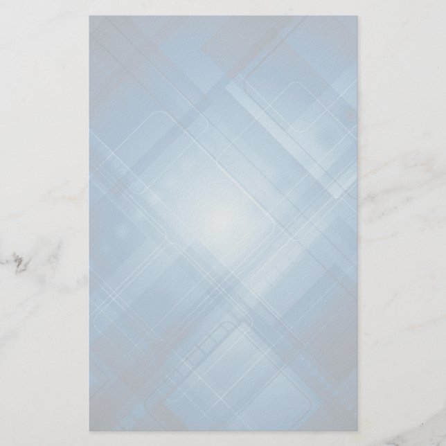 Dark blue hi-tech background stationery (Front)