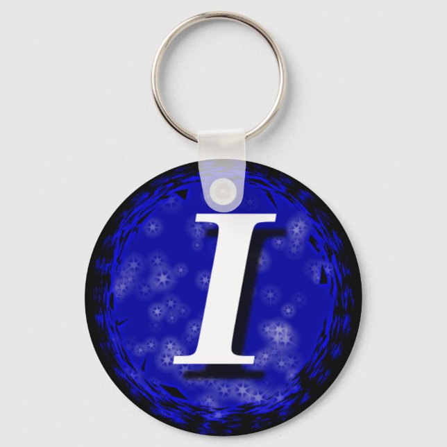 Dark Blue I Keychain (Front)