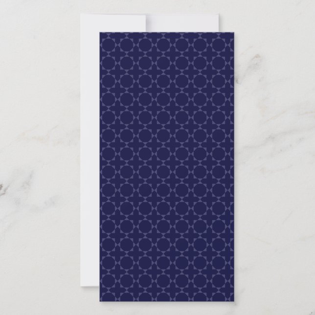 Dark Blue Islamic Geometric Pattern (Front)