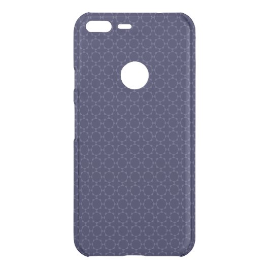 Dark Blue Islamic Geometric Pattern Uncommon Google Pixel XL Case (Back)