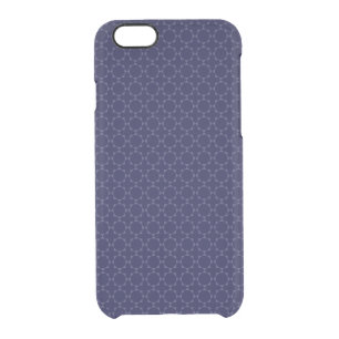 Dark Blue Islamic Geometric Pattern Clear iPhone 6/6S Case