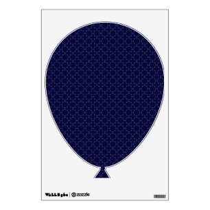Dark Blue Islamic Geometric Pattern Wall Decal
