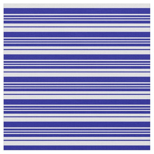 Dark Blue & Lavender Colored Striped Pattern Fabric