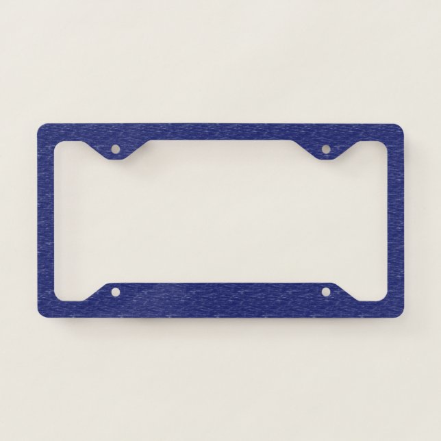 Dark Blue License Plate Frame (Front)