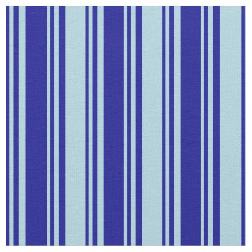 Dark Blue & Light Blue Lines Pattern Fabric