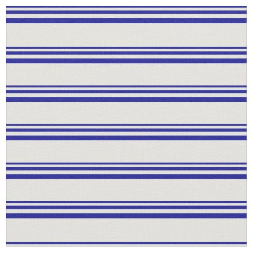 Dark Blue & Light Cyan Lined Pattern Fabric