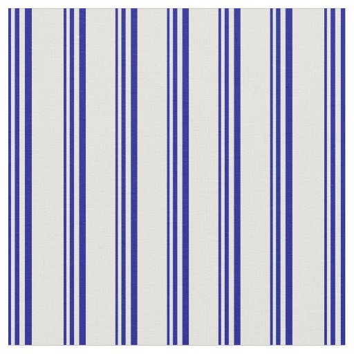 Dark Blue & Light Cyan Pattern Fabric