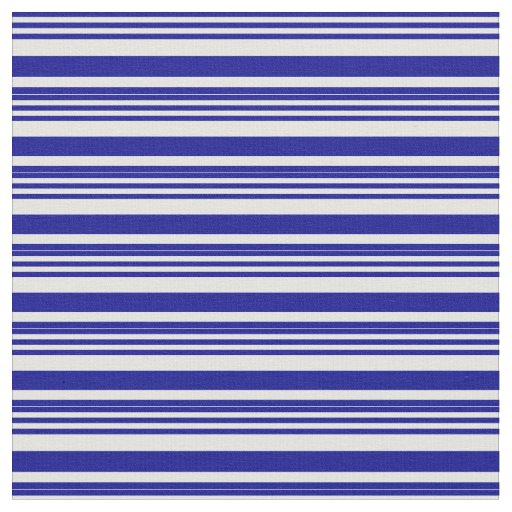 Dark Blue & Light Cyan Stripes/Lines Pattern Fabric