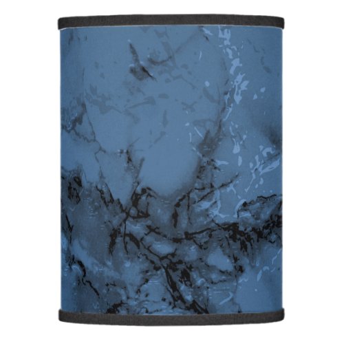 Dark Blue Marble Pattern Lamp Shade