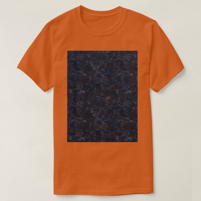 Dark Blue Marble T-Shirt (Design Front)
