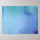 Dark Blue Marble Watercolour Poster at Zazzle