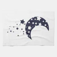 White Moonlight Towel - Maple and Moon