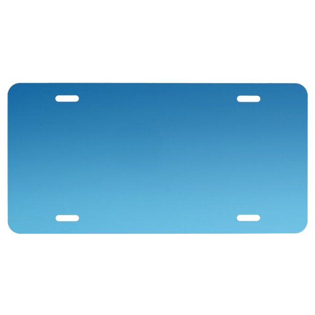 “Dark Blue Ombre” License Plate (Front)