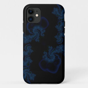 dark blue paisley iphone case