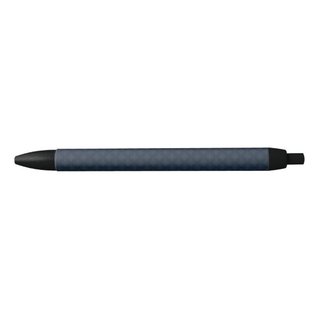 Dark Blue Pattern – Classy Men’s Monogram Pen (Front)