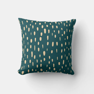 dark blue pattren mudcolth throw pillow