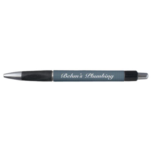 Dark Blue Plaid  Personalize Pen