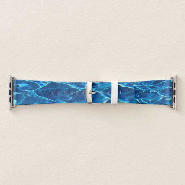 Dark Blue Pool Water  Apple Watch Band (Band)