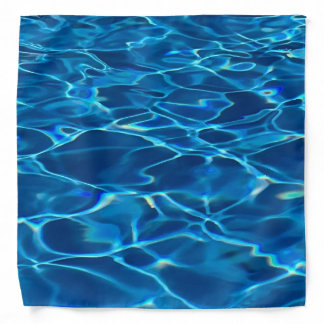 Dark Blue Pool Water Bandana