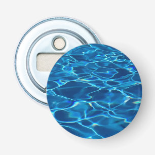 Dark Blue Pool Water Bottle Opener