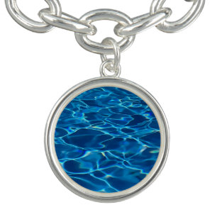 Dark Blue Pool Water  Bracelet