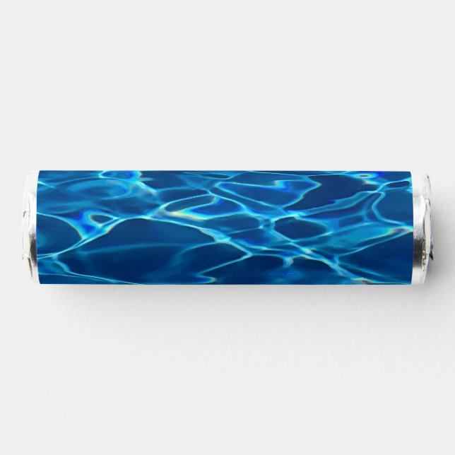Dark Blue Pool Water  Breath Savers® Mints (Front)